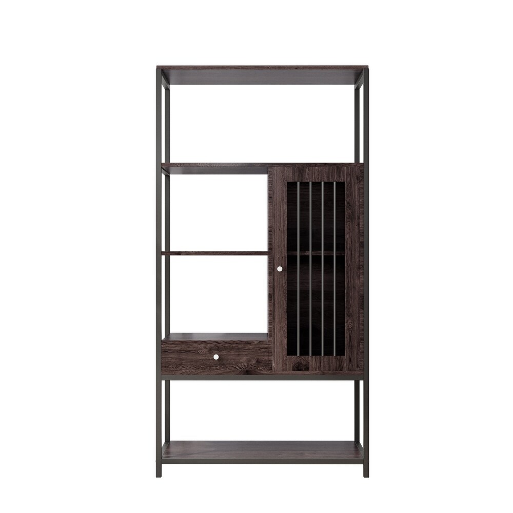 5 Tier Home Office Bookcase and Bookshelf