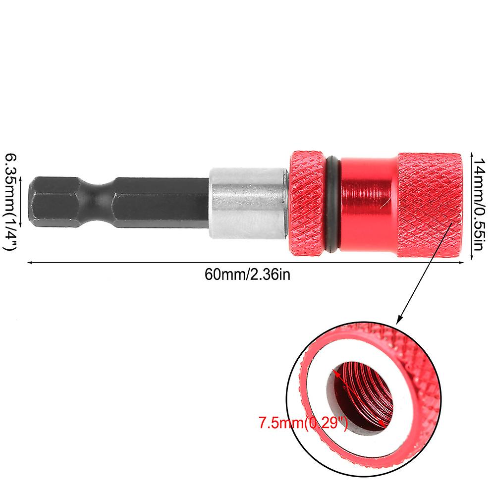 1/4inch Hex Shank Magnetic Bit Holder Extension Bar For Electric Drill Screwdriver