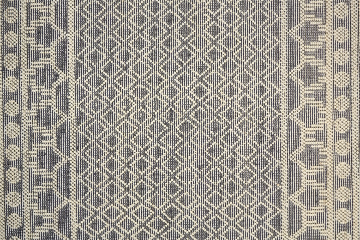 Lavinda Hand Woven Gray and Ivory Rug by BD Fine