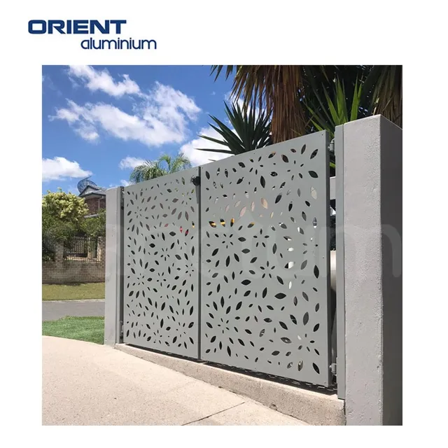 Factory direct supply indoor room divider outdoor weathering steel decorative laser cutting metal screen Weathering Steel Screen