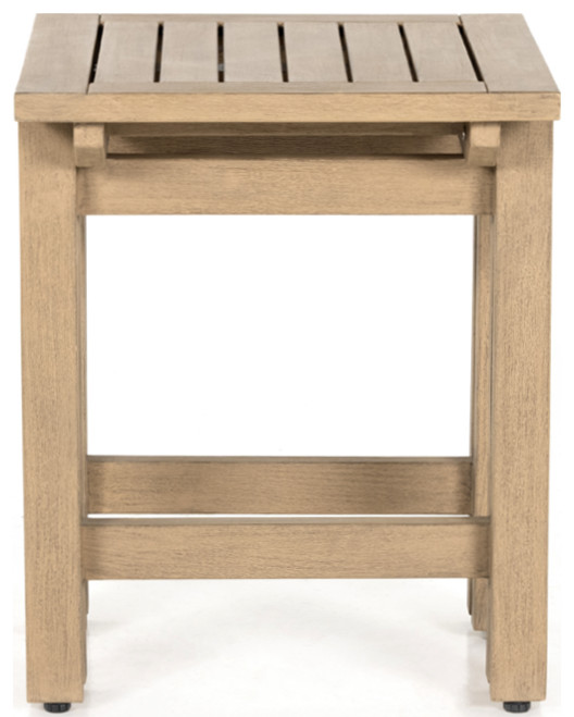 Boone Outdoor End Table   Transitional   Outdoor Side Tables   by Marco Polo Imports  Houzz