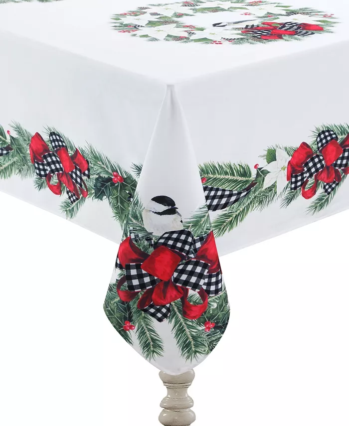 Laural Home Christmas Trimmings Tablecloth - 70 x 144