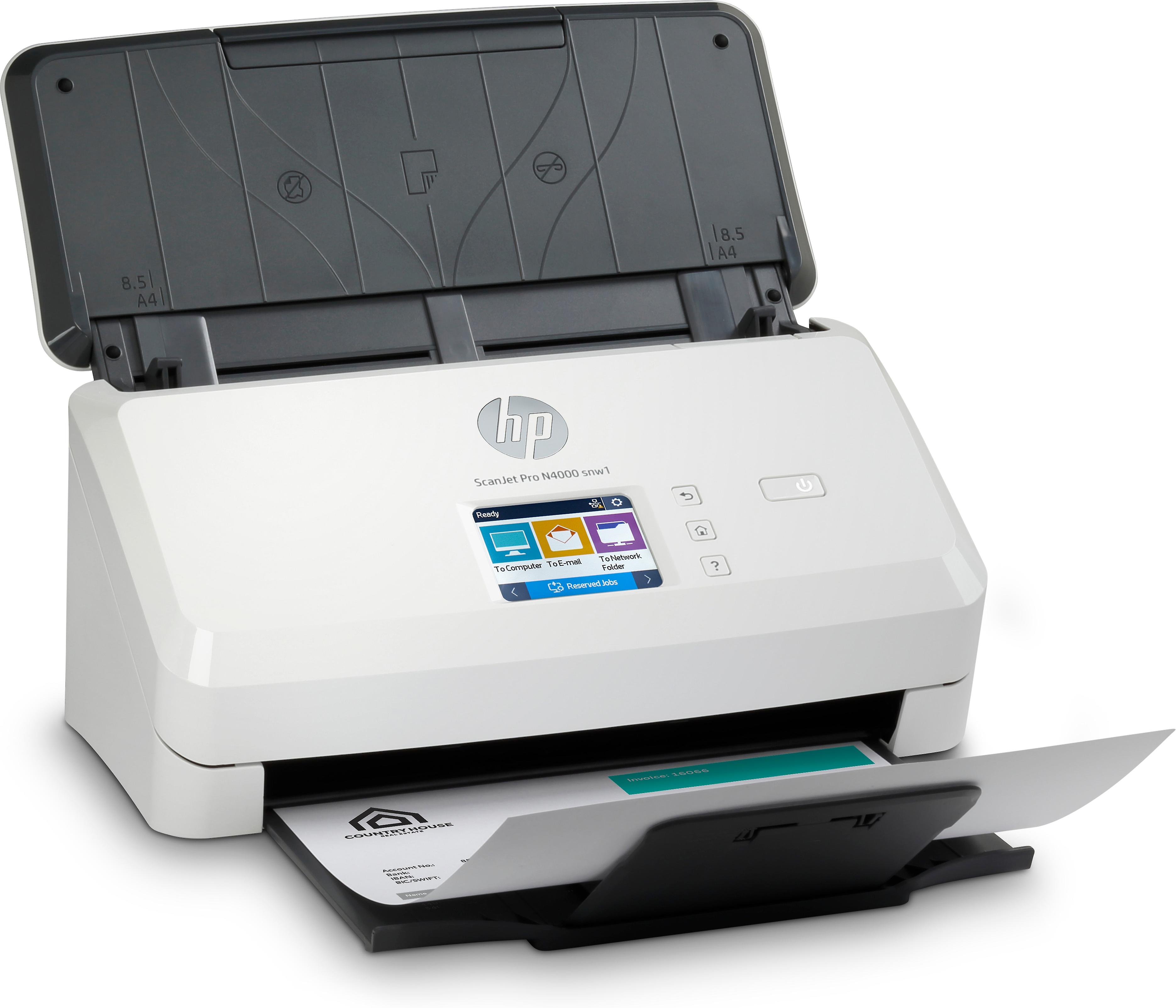 Hp Document Scanner Scanjet Pro N4000 - Din A4