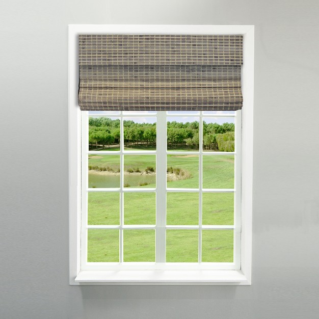 Radiance Newport 29 in Cordless Driftwood Roman Shade