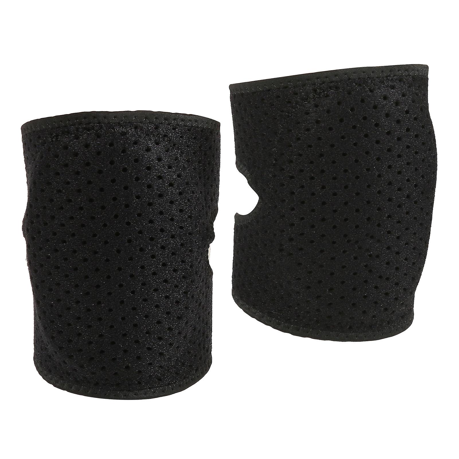 1 Pair Breathable Knee Pads Skid Resistance Sports Knee Pads Elbow Leg Protectors For Kidsblack