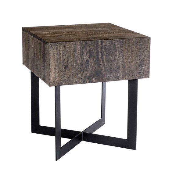 Aurelle Home Tinett Modern Storage Side Table