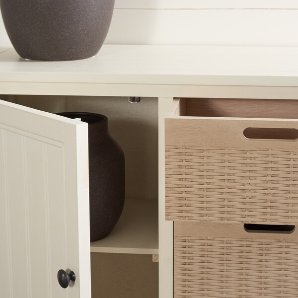 Landers 2Door and 3 Removable Baskets Safavieh   Transitional   Console Tables   by Safavieh  Houzz