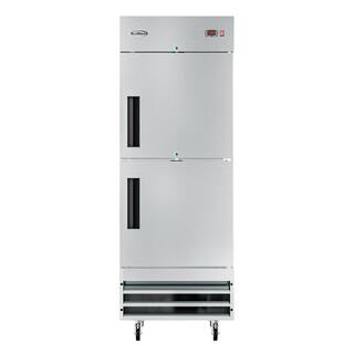 Koolmore 23 cu. ft. Commercial Solid Half Door Auto Defrost Upright Reach-In Freezer in Stainless Steel RIF-1D-SSHD