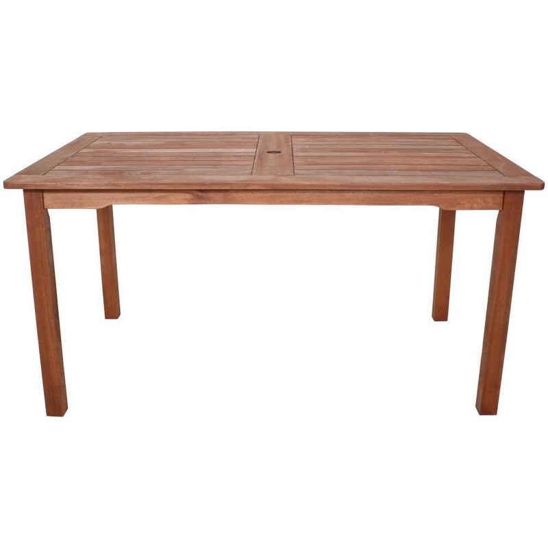 Ultimate Patio 5-Foot Meranti Wood Outdoor Dining Table