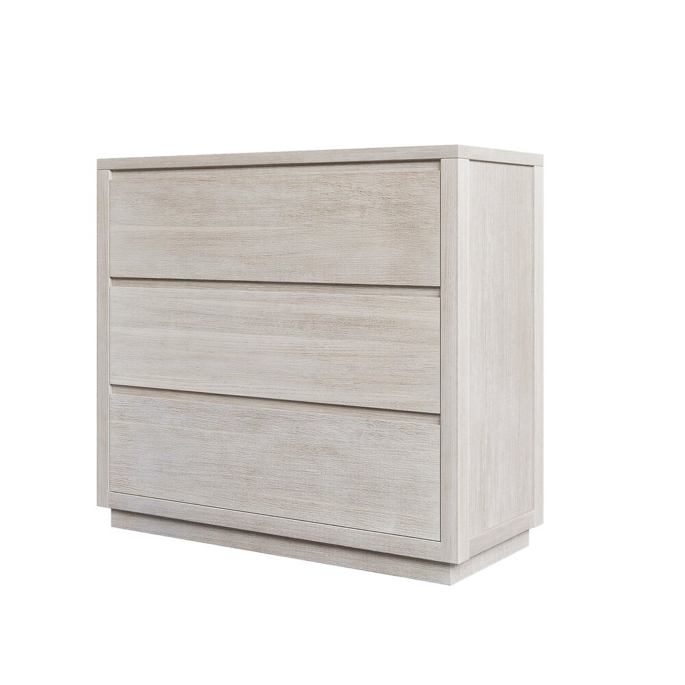 3 Drawer Wood Chest for Bedroom  Living Room