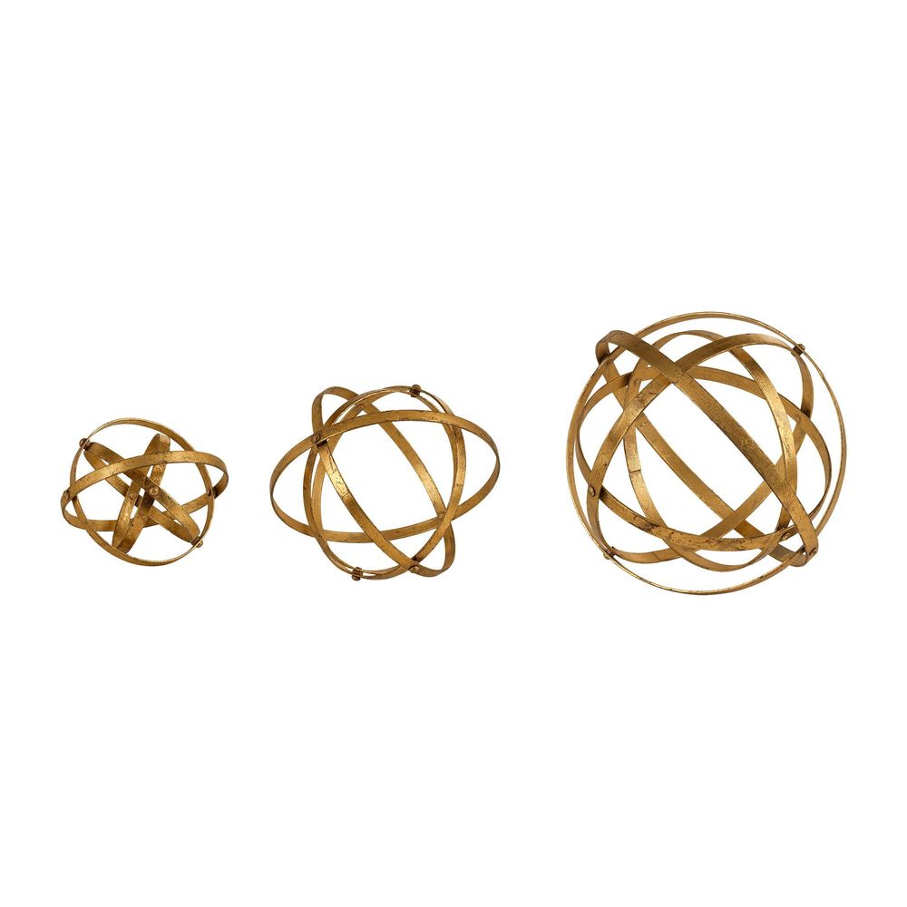 Stetson Gold Spheres (Set of 3)