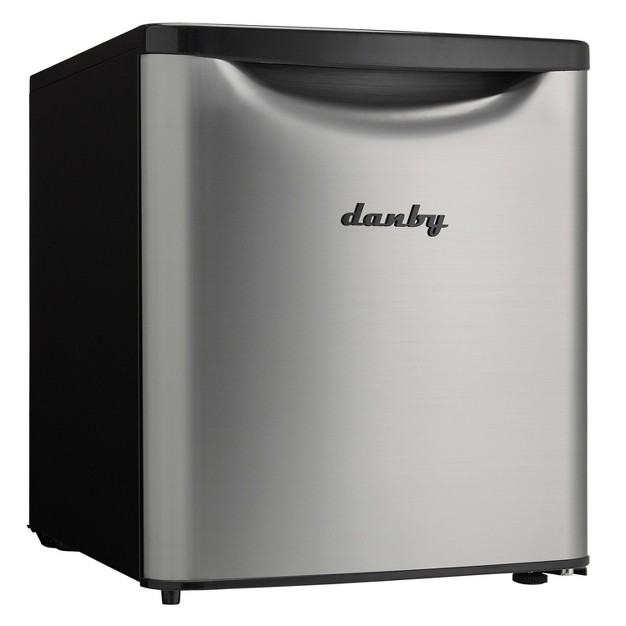 Danby Dar017a3bsldb 1 7 Cu Ft Compact Fridge In Stainless Steel