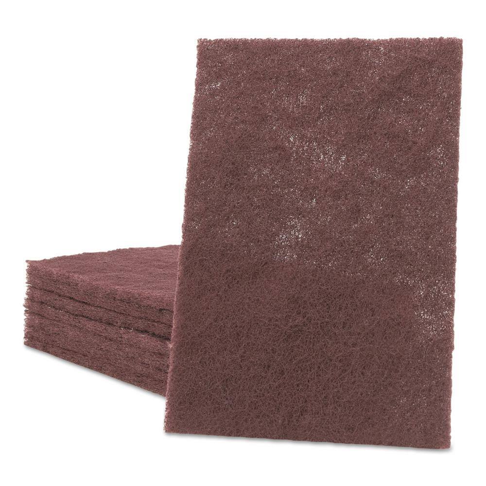 Scotch-Brite PROFESSIONAL 6 in. x 9 in. Maroon General Purpose Hand Pad Sponge (20-Box 3-BoxCarton) MMM04029