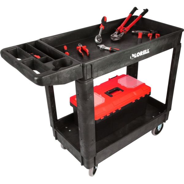 Lorell Storage Bin Utility Cart