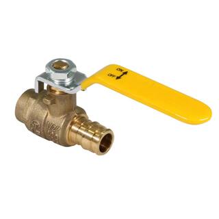 The Plumber's Choice 12 in. SWT x 12 in. Heavy Duty Brass Full Port PEX Ball Valve with PEX Connections (10 Pack) FSBL34-10-NL