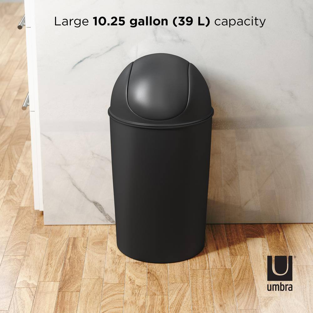 Umbra Grand Can 10.25 Gal. Plastic Waste Basket 086711-040