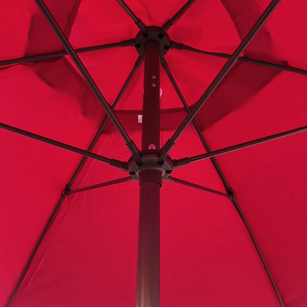 9 x27 X 9 x27 Round Crank Patio Umbrella Red Tropishade