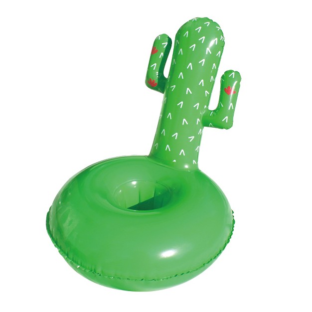 Inflatable Cactus Swimming Pool Floating Drink Holder