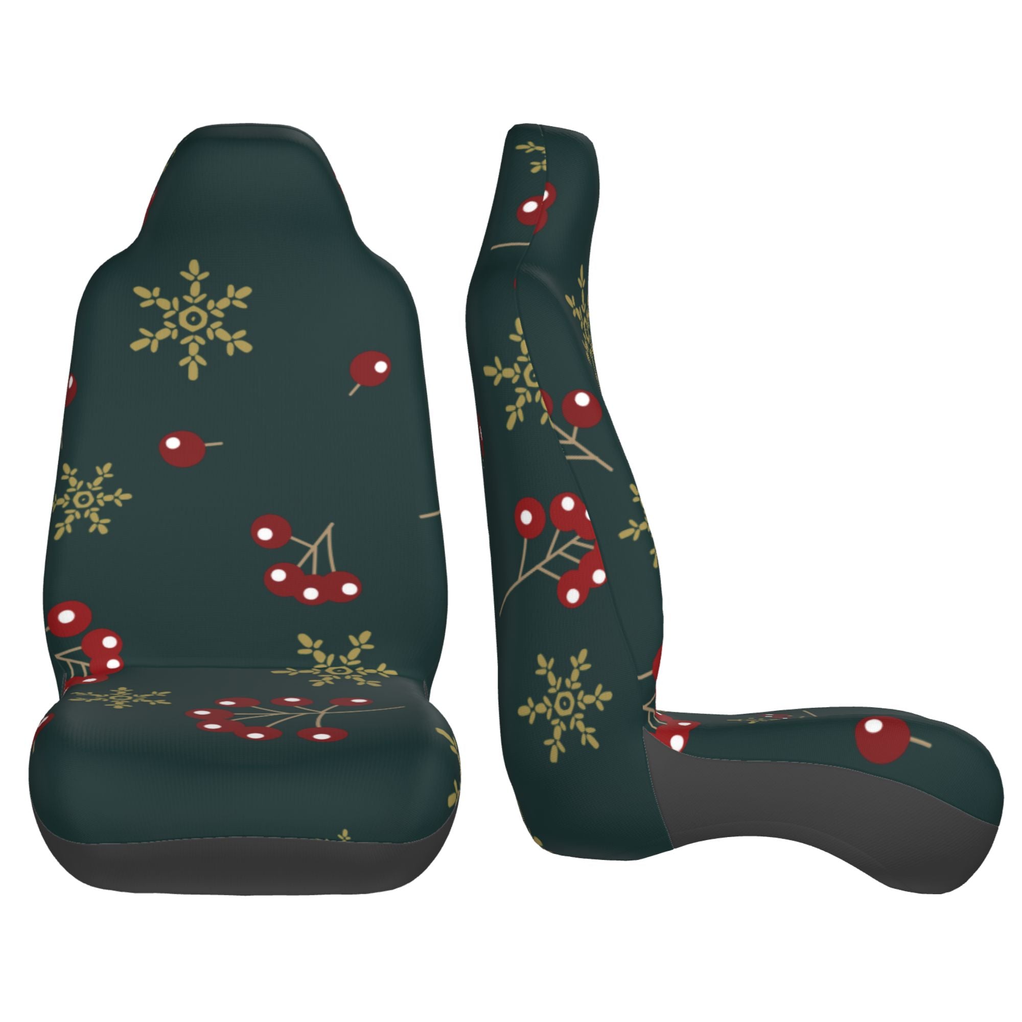 ZICANCN Car Seat Cover Bohemian Christmas Festive Style Car Front Seat Covers Protectors ， Automotive Seat Covers for Cars Trucks Suv