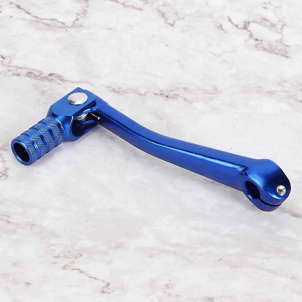 Universal Motorbike Modification Accessory Cnc Aluminum Alloy Gear Shift Lever (blue)