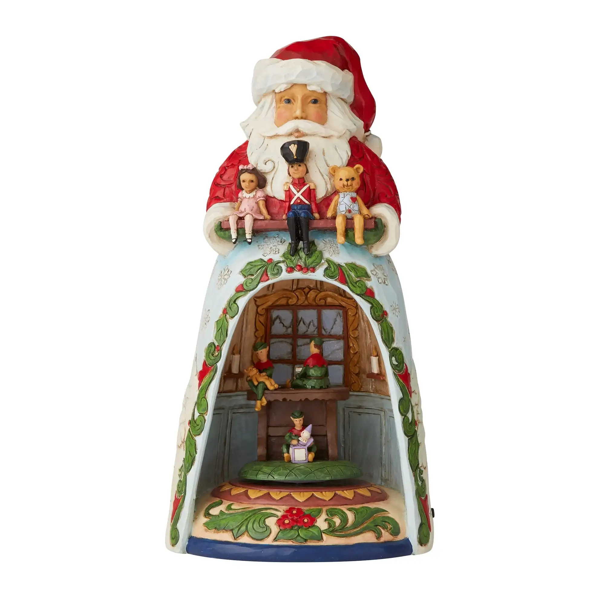 Santa Workshop Lighted Rotator