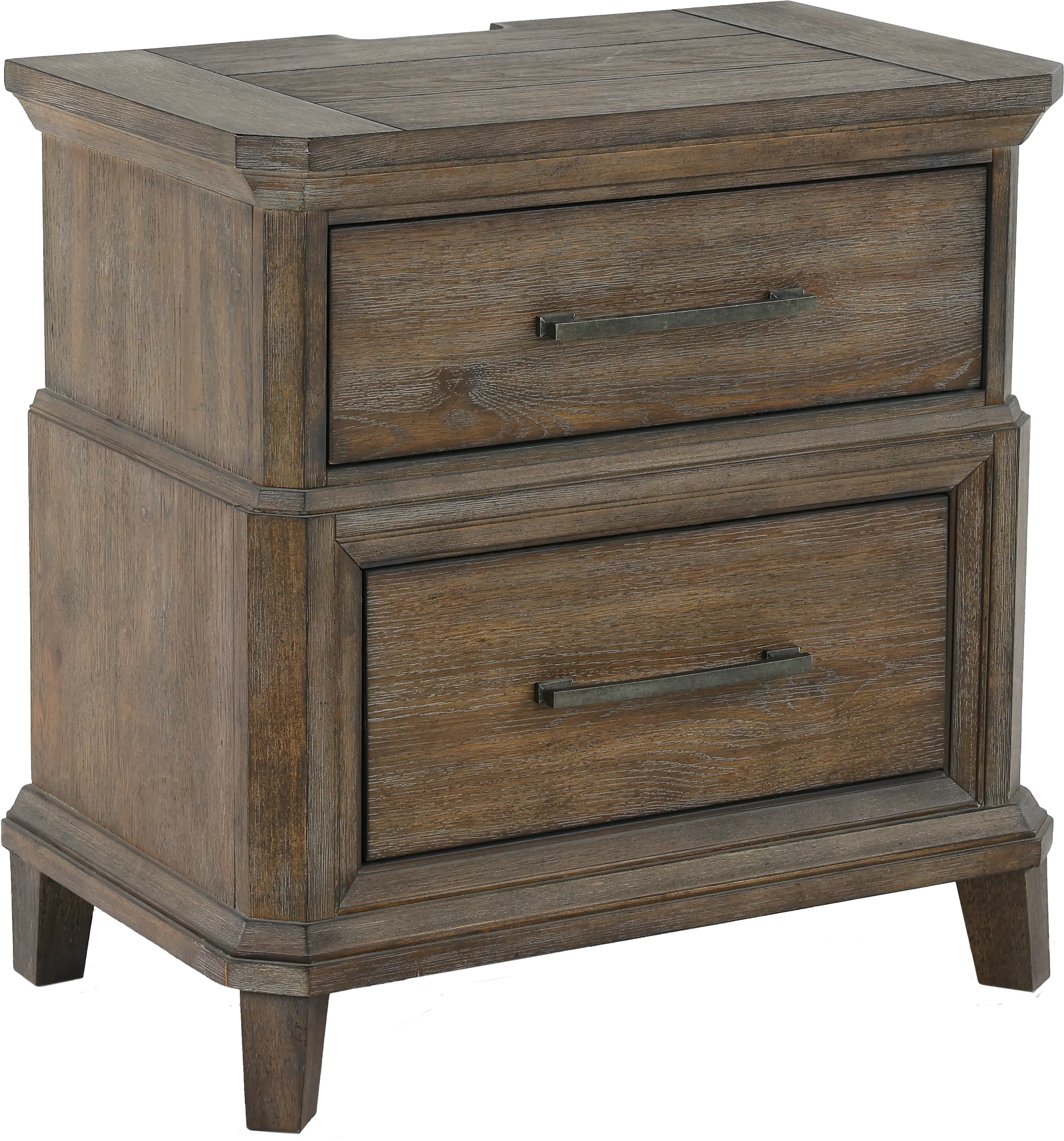 Artisan Prairie Aged Oak Nightstand