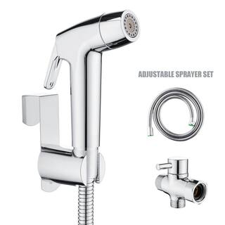 ruiling ABS Hand-held Bidet Toilet Sprayer Set in Silver ATK-186