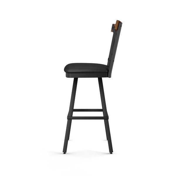 Amisco Snyder Swivel Counter and Bar Stool