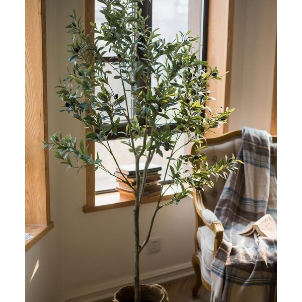 RusticReach Artificial Olive Tree