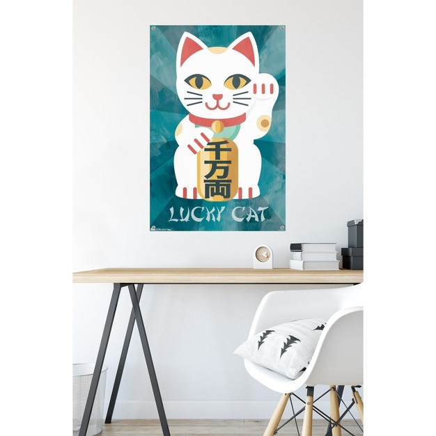 Trends International Lucky Cat Unframed Wall Poster Prints