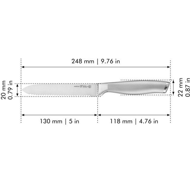 Henckels Modernist 5 inch Serrated Utility Knife