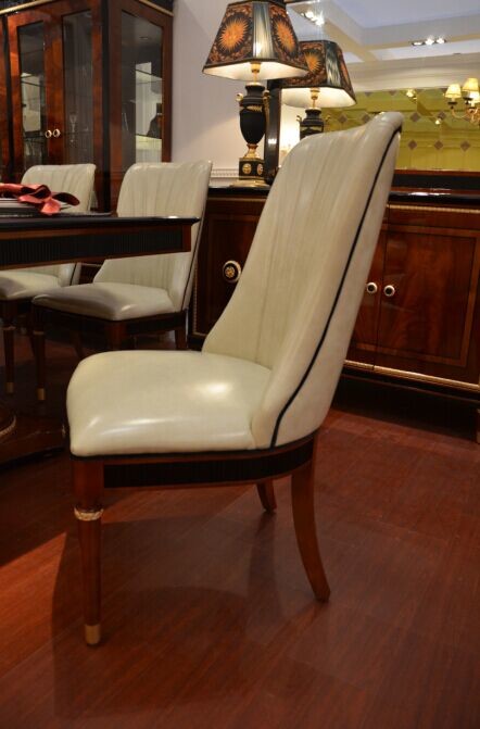 Pearl Leather Dining Chair   Traditional   Dining Chairs   by Infinity Furniture  Houzz