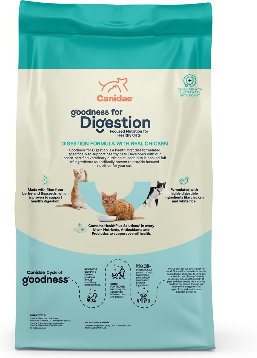 CANIDAE Goodness for Digestion Real Chicken Adult Dry Cat Food