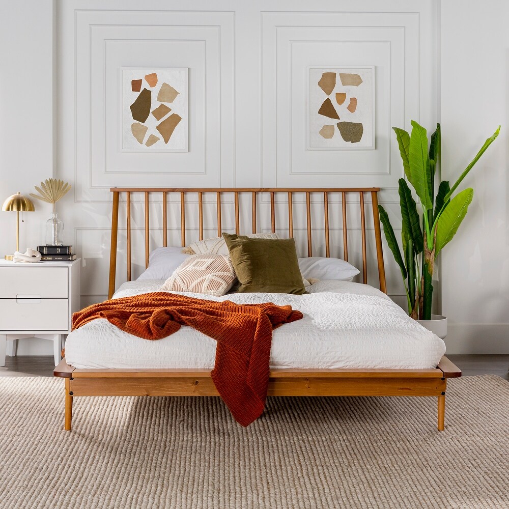 Middlebrook Blaney Solid Wood Spindle Platform Bed