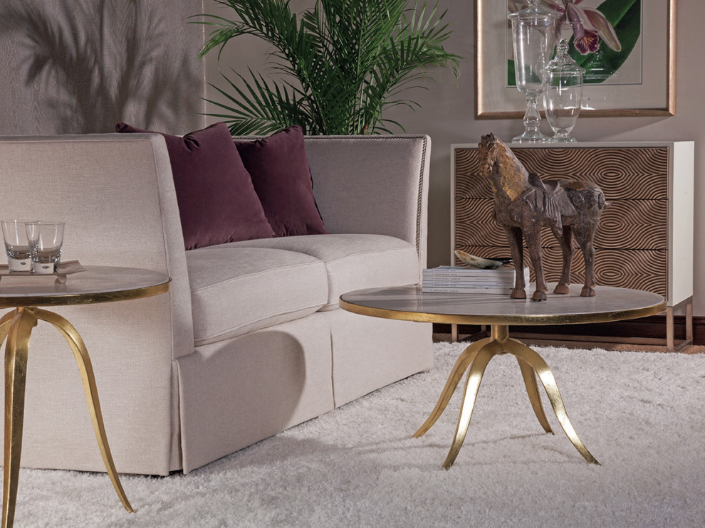 Crystal Stone End Table   Contemporary   Side Tables And End Tables   by HedgeApple  Houzz