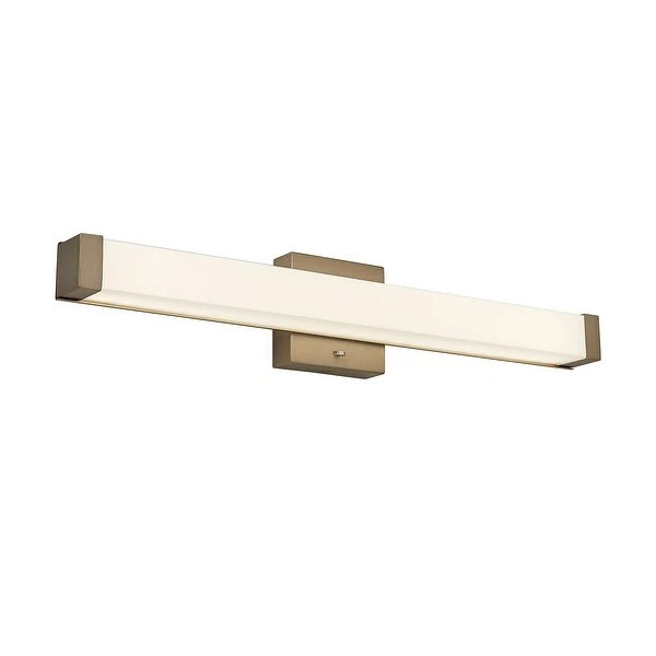 25 Inch LED BATHROOM VANITY LED LIGHT with Acrylic shade 25W Oril Rub Bronze