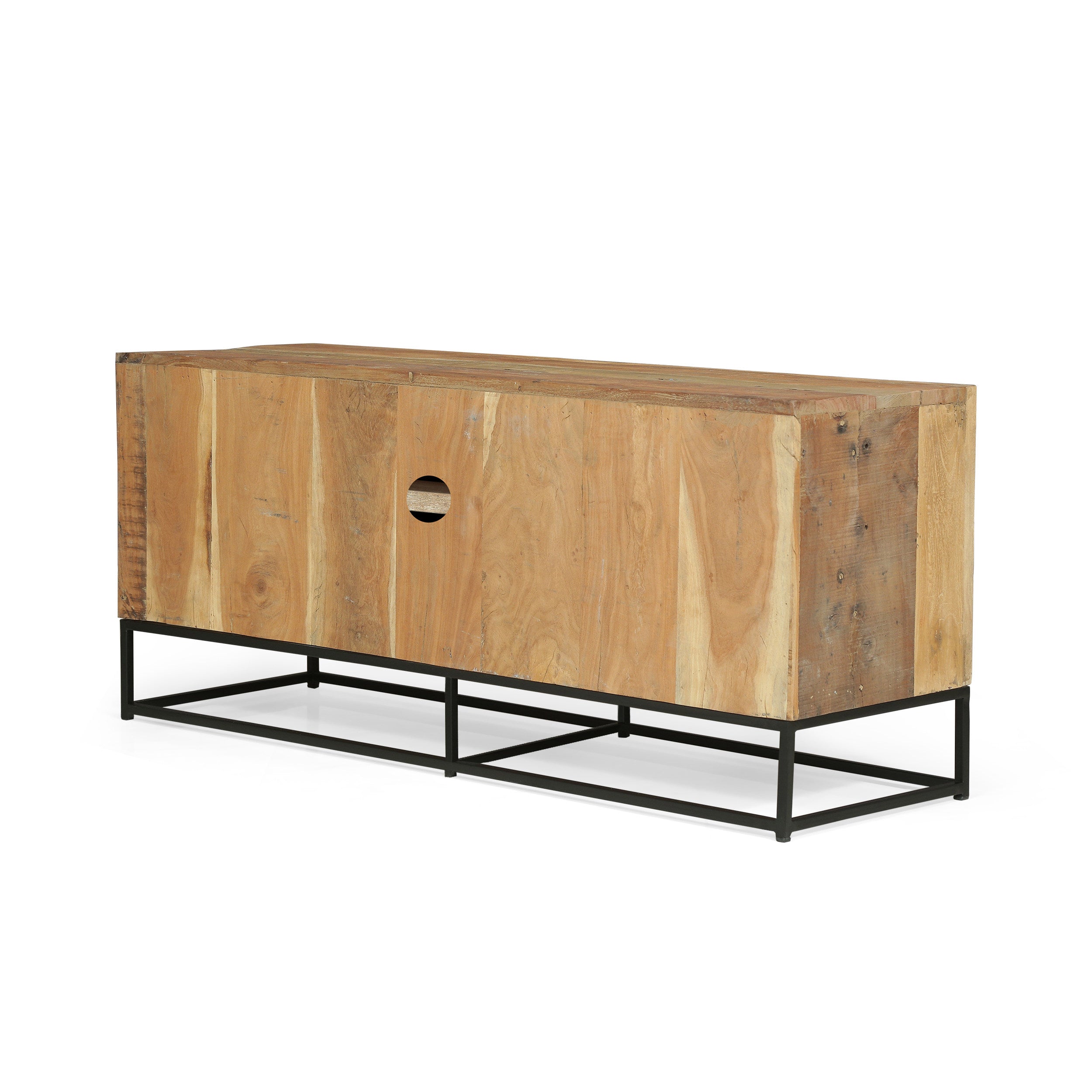 Kelci Boho Wooden TV Stand