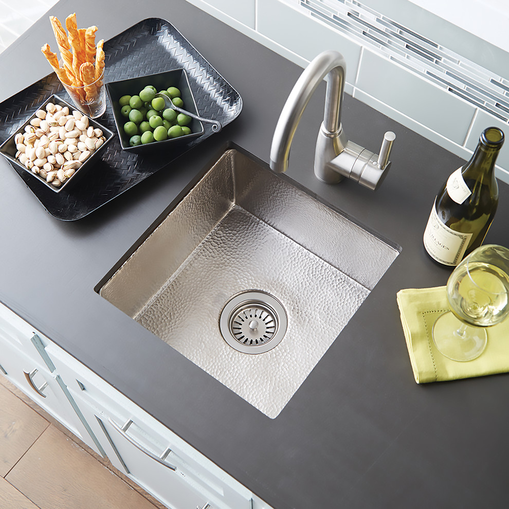 Cantina in Brushed Nickel   Contemporary   Bar Sinks   by Blue Bath  Houzz