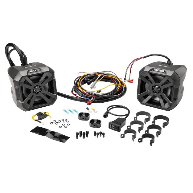 Bluetooth Powered Powersports Speaker Pods Pair Weatherproof