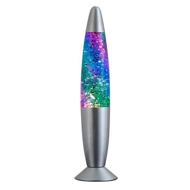 Torpedo Shape Glitter Lamp Gray West amp Arrow