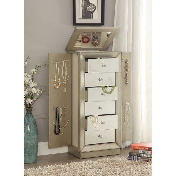 Jewelry Armoire/Jewelry Storage with 6 drawers - - 37179020