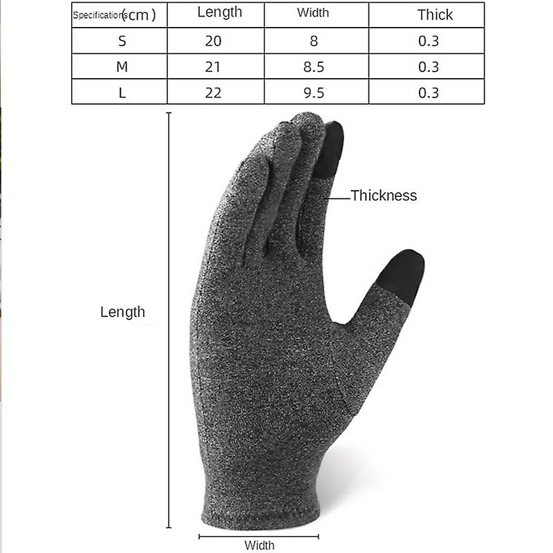 Winter Gloves Thermal Touch Screen Thermal Windproof Warm Gloves 1pc Arthritis Gloves Woman Rheumatoid Magnetic Therapy Glove