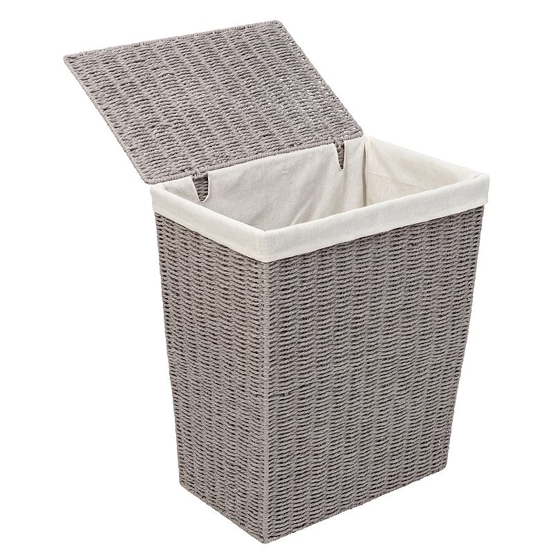 Honey-Can-Do Twisted Paper Rope Woven 7-Piece Bathroom Storage Basket Set