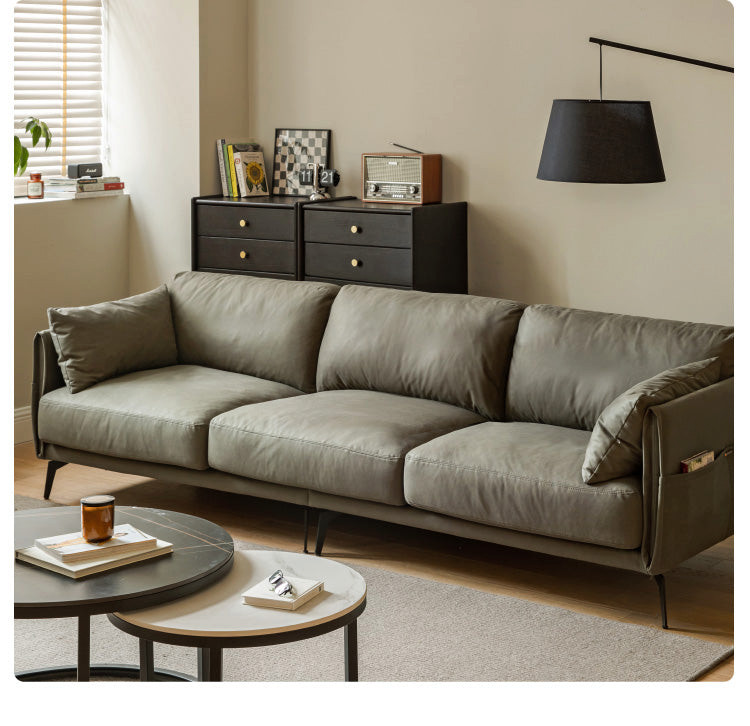 Technology Fabric Sofa Light luxury   Midcentury   Sofas   by GVAwood  Houzz