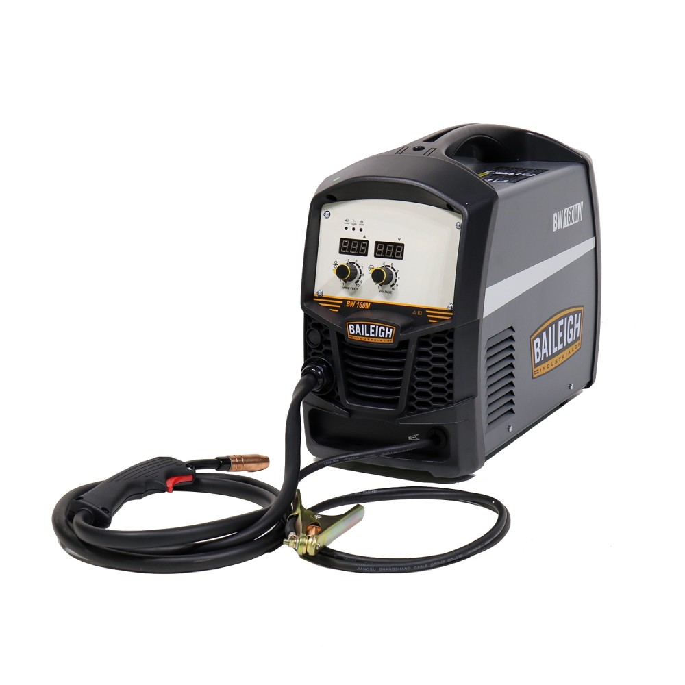 Baileigh BW-160M Dual Voltage Inverter MIG Welder 160A ;