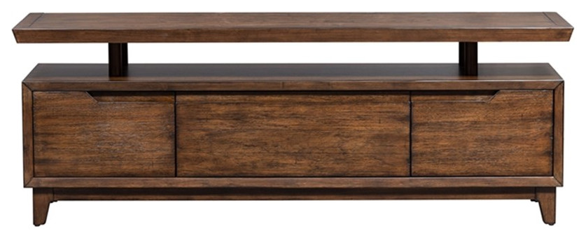 Ventura Blvd Dark Brown TV Console   Transitional   Entertainment Centers And Tv Stands   by Homesquare  Houzz