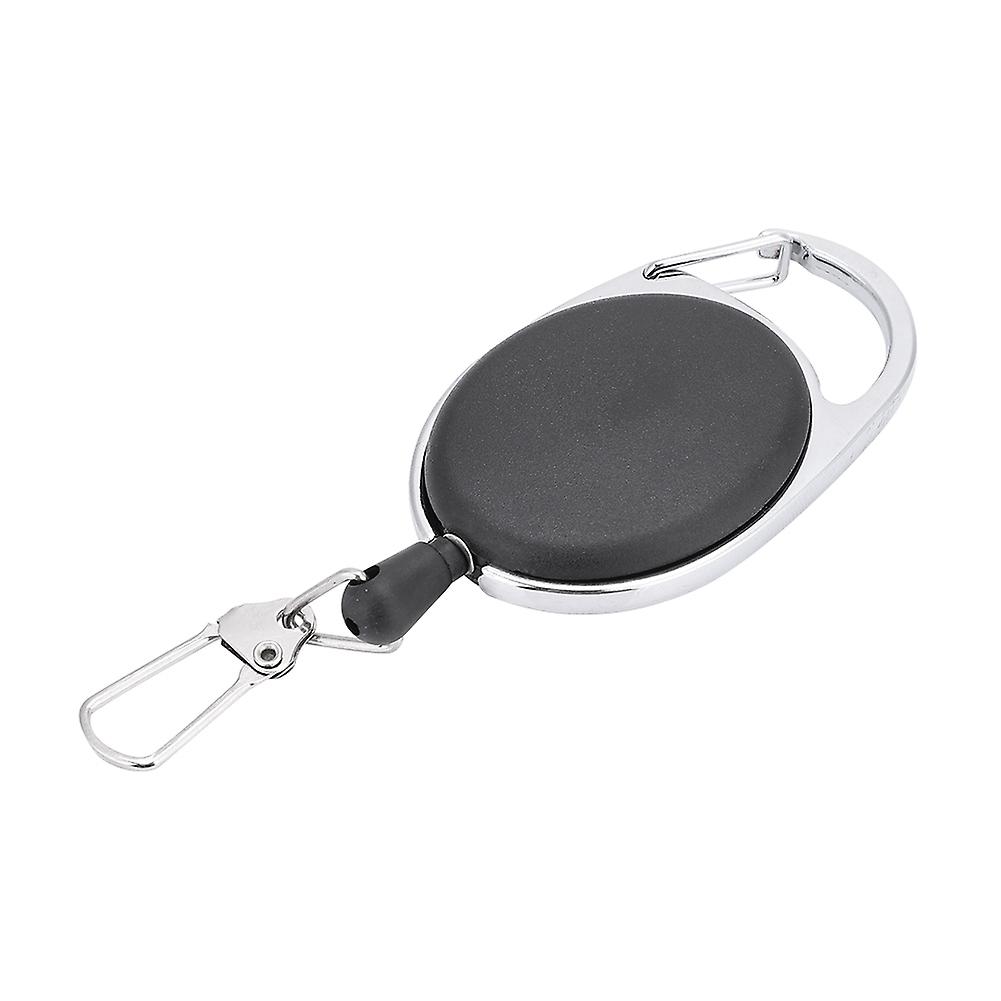 Outdoor Retractable Wire Keychain Anti Theft Anti Lost Key Ring Camping Tools Carabiner