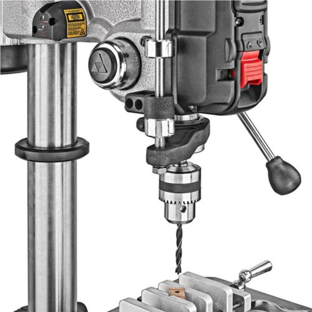 Delta 18 in. Floor Standing Drill Press with Worklight Laser and 16-Speeds 18-900L