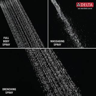 Delta 3-Spray Patterns 2.5 GPM 3.78 in. Wall Mount Handheld Shower Head in Stainless RP48769SS