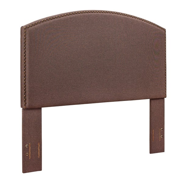 Cassie Curved Upholstered King/Cal King Headboard in Bourbon Linen - - 27103646